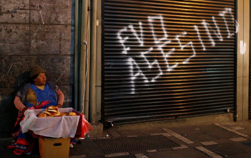 El país vive una ola de protestas desde hace tres semanas. (AP)