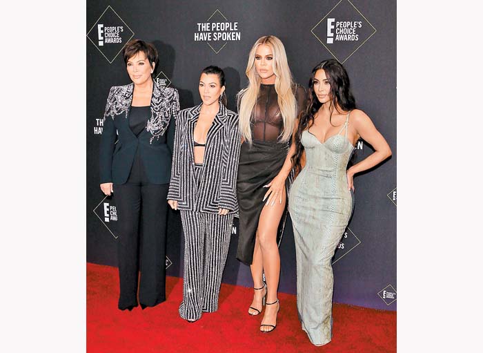 La familia Kardashian causó furor y además ganó como Mejor reality show. Reuters y AFP
