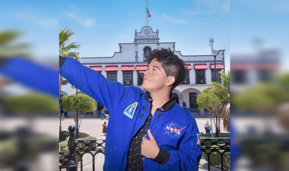 Jonathan Sánchez, el joven originario de Tultepec que busca ir a la NASA (Facebook).
