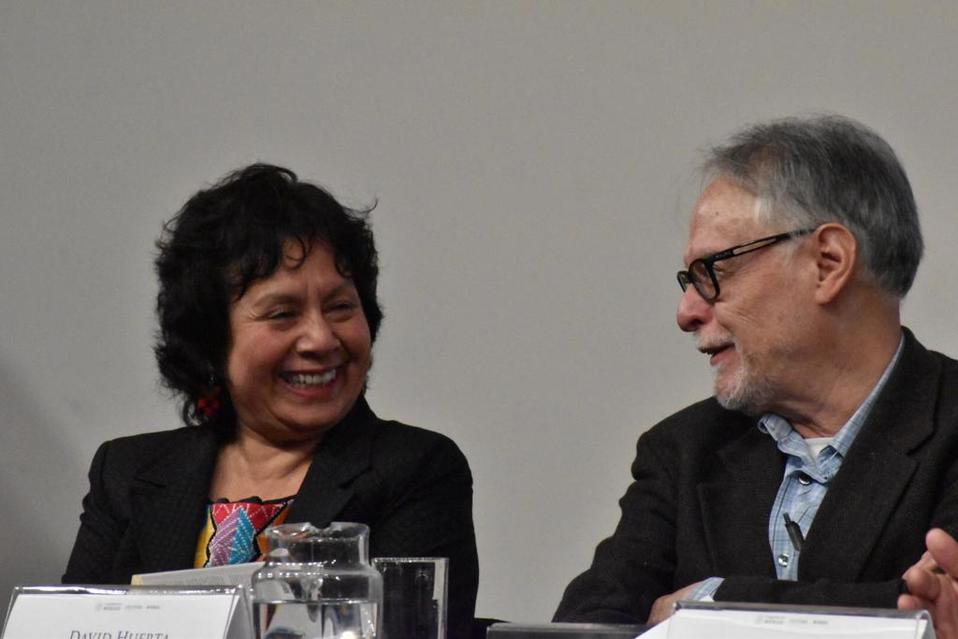 Lucina Jiménez y David Huerta (Especial)