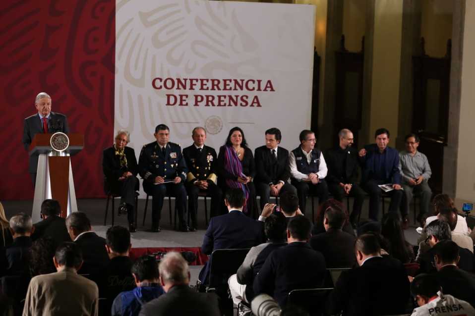 Conferencia de prensa matutina de hoy. (Octavio Hoyos)