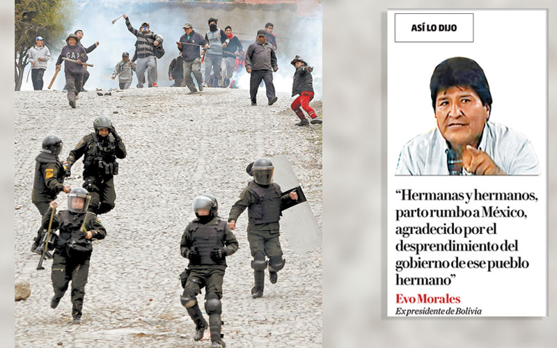 El ejército realiza operaciones conjuntas con la policía para frenar la violencia en Bolivia. (AP)