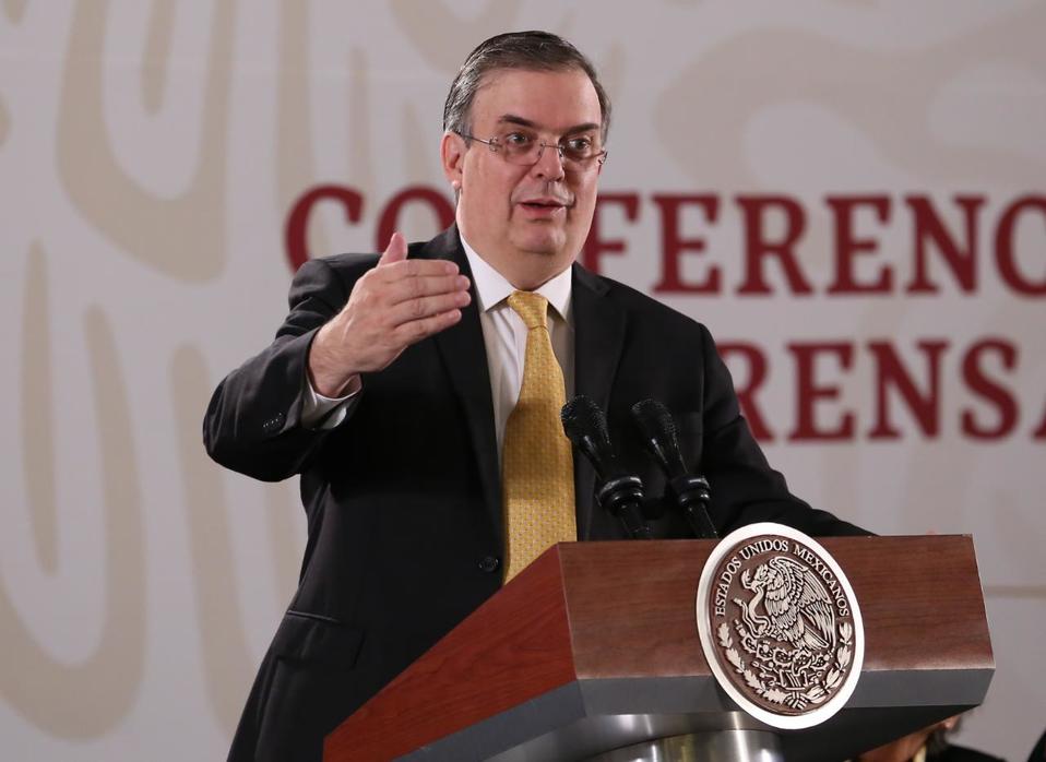 Marcelo Ebrard, secretario de Relaciones Exteriores de México. (Octavio Hoyos)