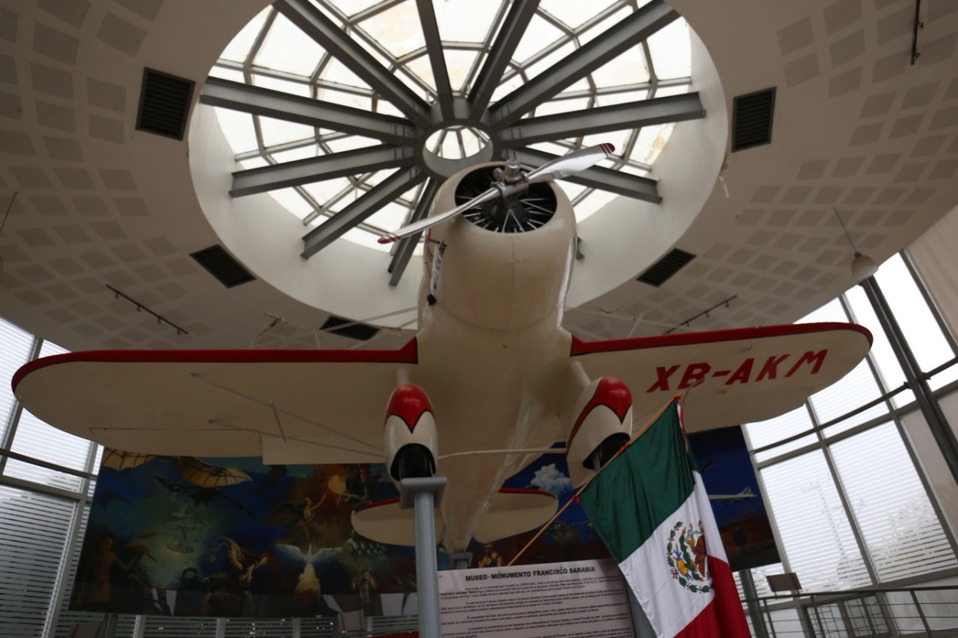 La pieza principal de exhibición del museo se mojó por la goteras, sin embargo no sufrió daños. (Rolando Riestra)
