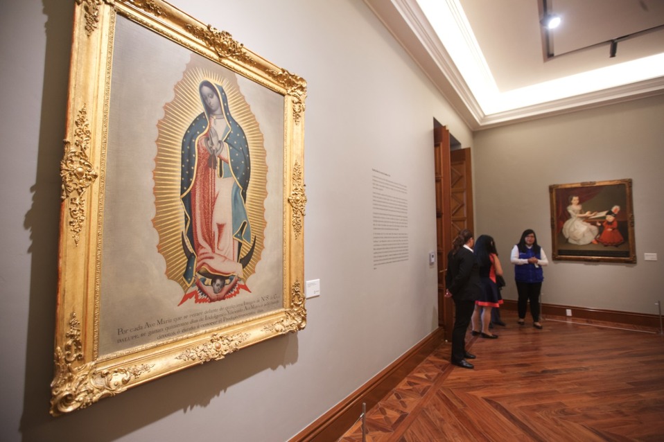Con 'Virgen de Guadalupe', María de Guadalupe Moncada y Barrio se convirtió en la primera mujer en pintar un cuadro en la historia de México (Omar Ram