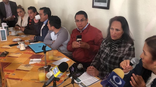 Ofrecieron conferencia de prensa. (Monserrat Mata)