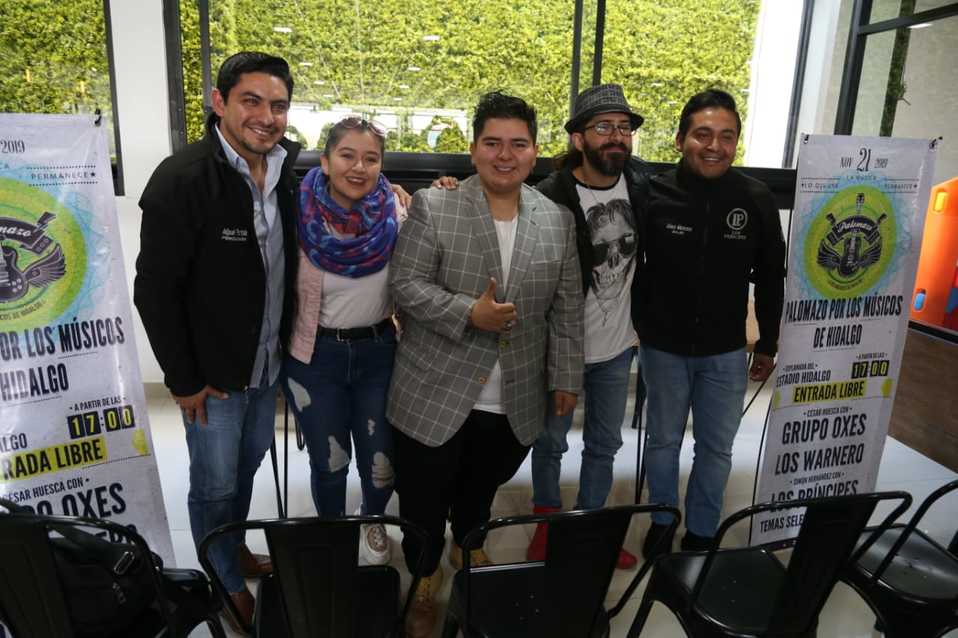 Presentación de “Palomazo por los Músicos de Hidalgo”. (Jorge Sánchez)