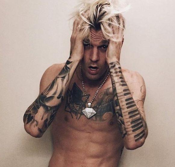 Aaron Carter fue hospitalizado de emergencia. (Instagram: aaroncarter)