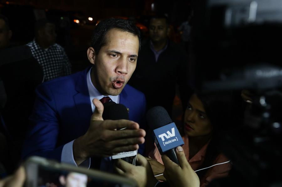 Juan Guaidó anunció en los últimos días una marcha contra el gobierno de Nicolás Maduro. (EFE)