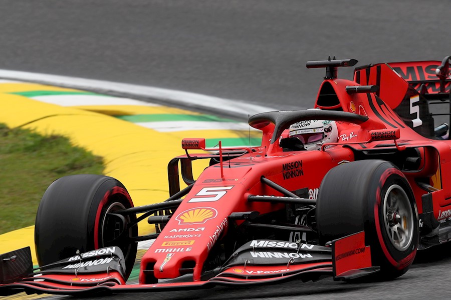 Sebastian Vettel en su monoplaza (EFE)