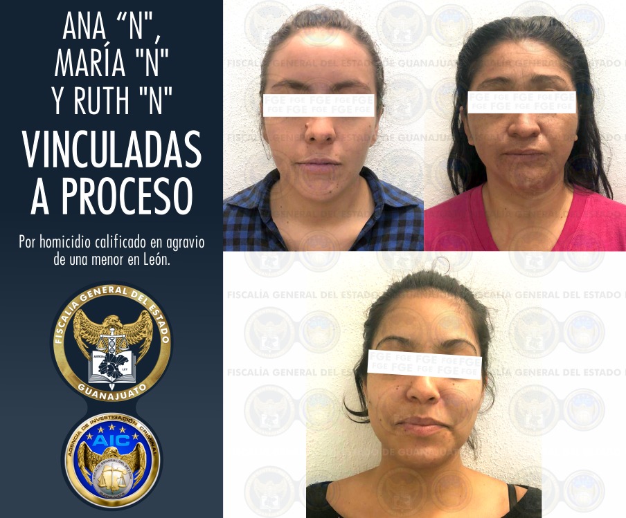 Las culpables del homicidio de la menor de edad, en León, fueron vinculadas a proceso. Especial.