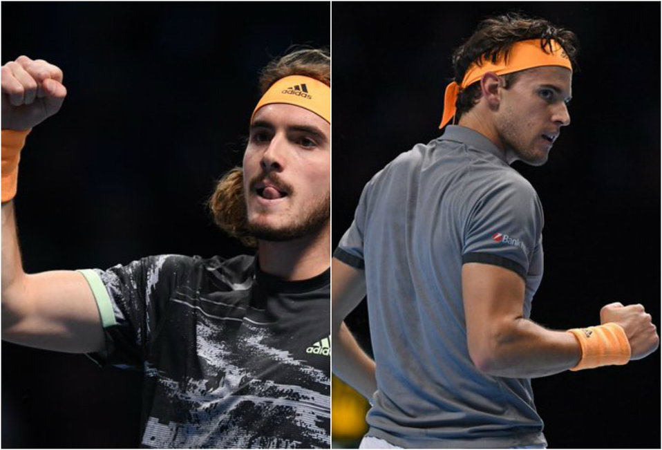 Dominic Thiem y Stefanos Tsitsipas por el título de ATP Finals (@atptour)
