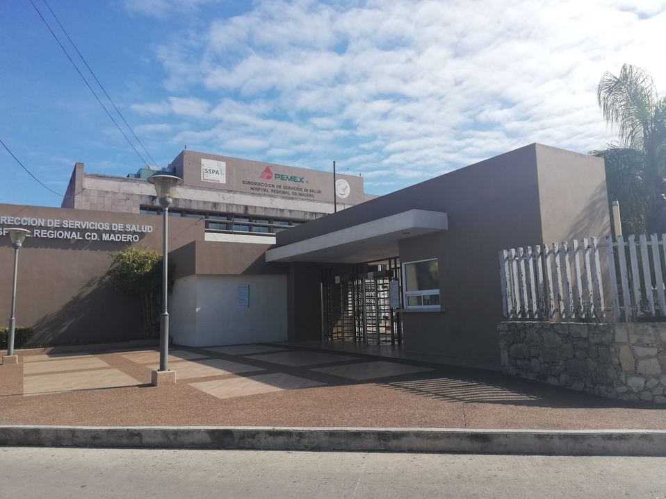 Hospital Regional de Ciudad Madero  Foto: (Lucero Reyes)