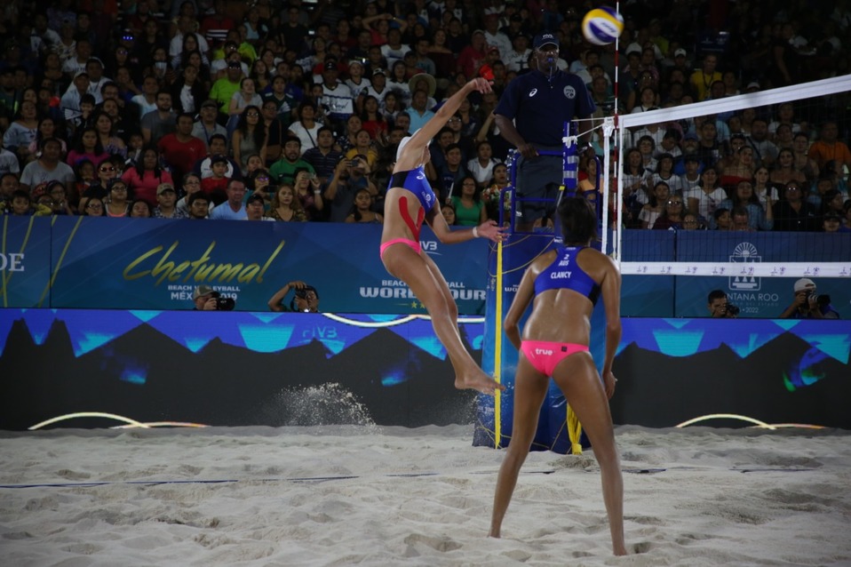 Listas las finales del Tour Mundial de Voleibol de Playa (Cortesía)