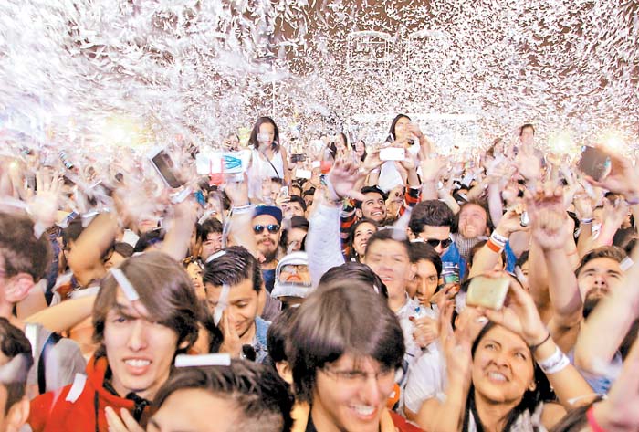 Miles de fanáticos se han dado cita en cada una de las ediciones, haciendo del espectáculo todo un éxito. Archivo