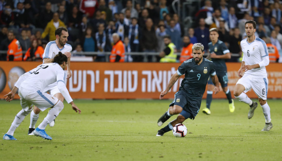 Argentina y Uruguay igualaron en Israel (AFP)