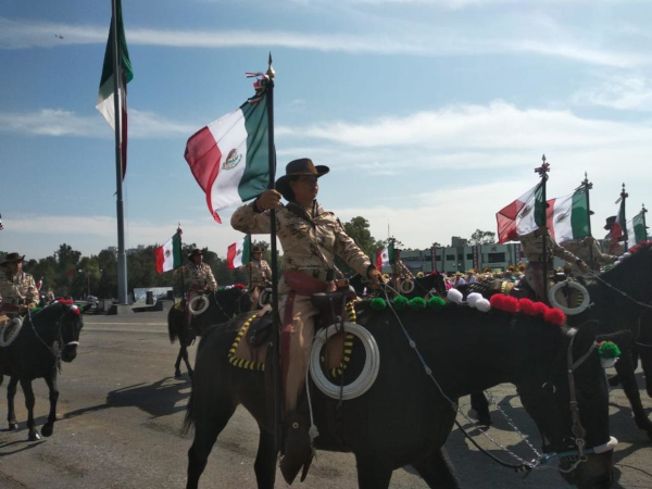 En el Campo Militar 1-A, se ensayaron las representaciones que se harán en el Zócalo de CdMx. |Rubén Mosso