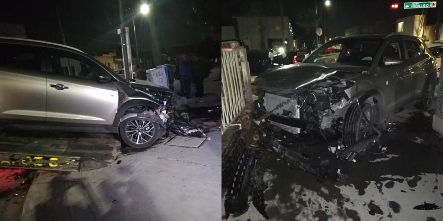 El accidente ocurrió minutos después de las 20:00 horas de este lunes. (Especial)