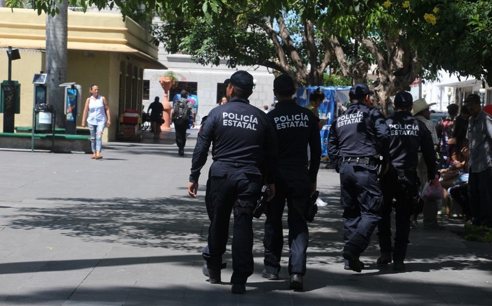 Policía en calles de Tampico. Foto: (Archivo)