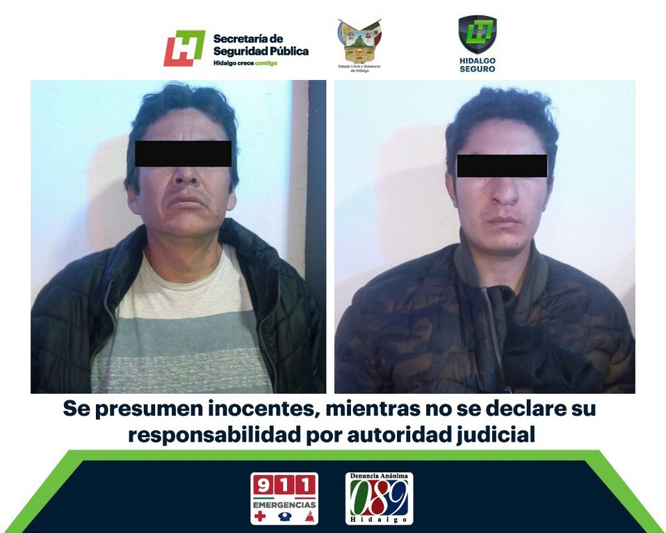 Presuntos asaltantes. (Cortesía)