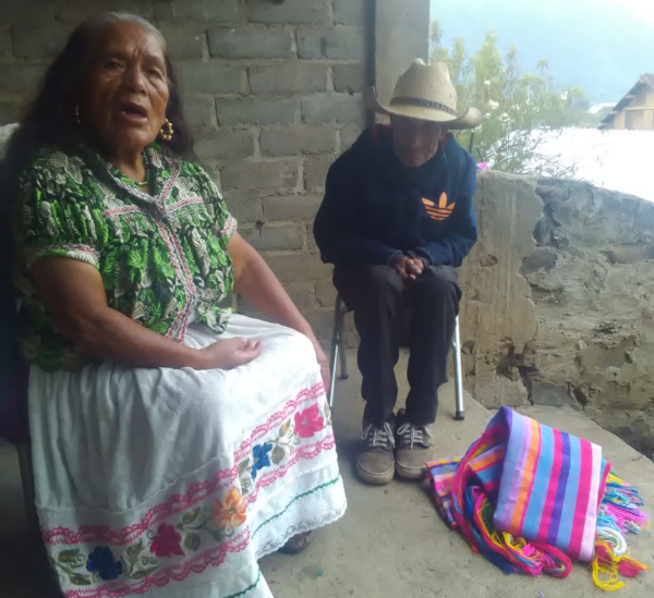 La señora Adela Vidales es una mujer purépecha originaria de Turícuaro, Michoacán. |Foto: Cortesía de Leopoldo Álvarez