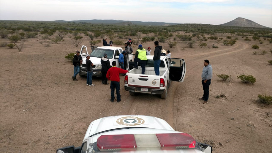 En estás acciones se utilizaron 30 caballos, cuatrimotos, personal a pie y en camionetas. (Especial)