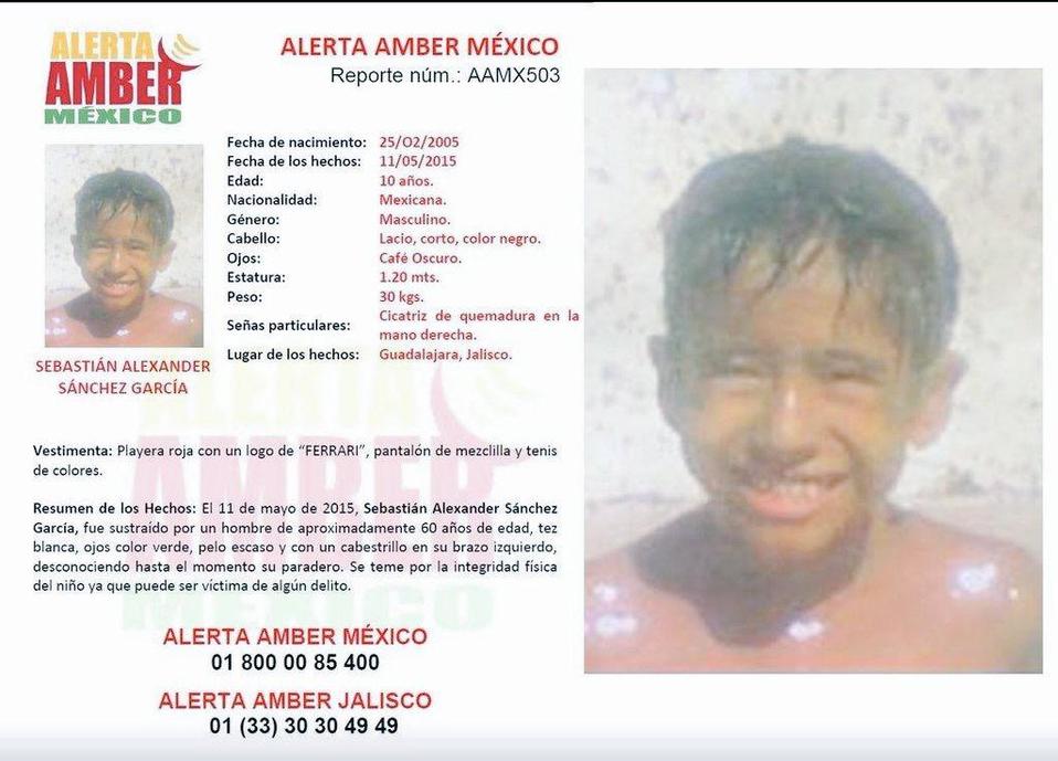 Después de cuatro años, el menor de edad, fue localizado. (Cortesía)