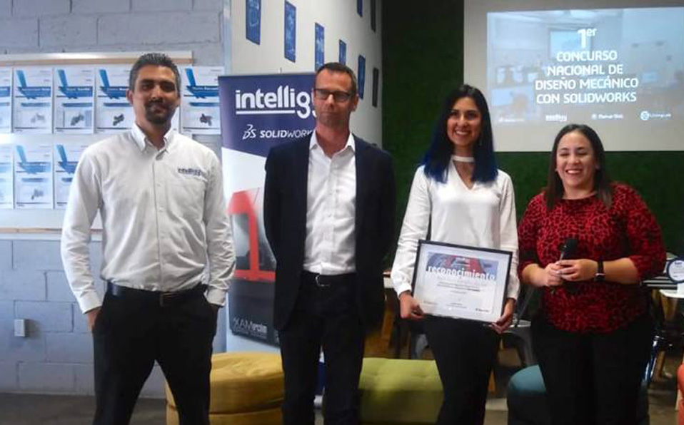 El diseño EG-Hibrid de María Elisa González, obtuvo el segundo lugar en el Concurso de Diseño Mecánico Solidworks. (Cortesía)
