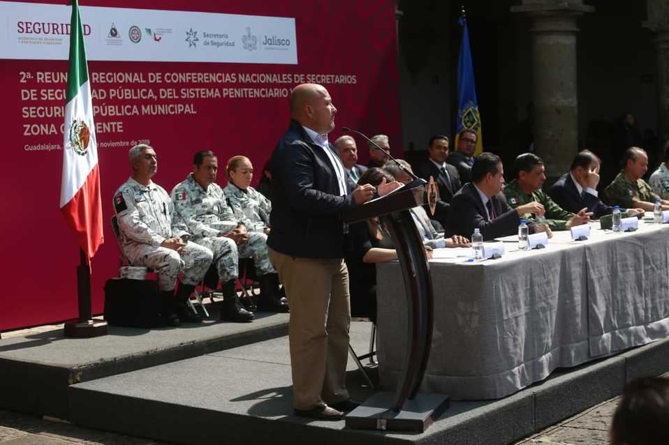 El gobernador dijo que Jalisco hizo un esfuerzo presupuestal de cientos de millones de pesos para crear la Policía Metropolitana. (Fernando Carranza)