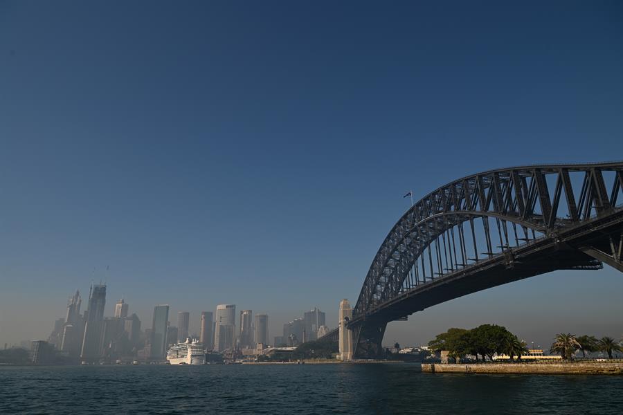 Los incendios en Australia provocaron que Sídney tuviera de partículas suspendidas 130 PM 2.5 y 195 en partículas PM 10. (EFE)