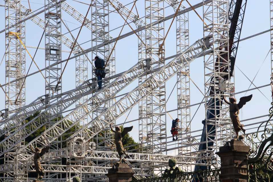Cada 15 minutos podrán ingresar 600 personas para conocer la réplica de la Capilla. (Melanie Torres)