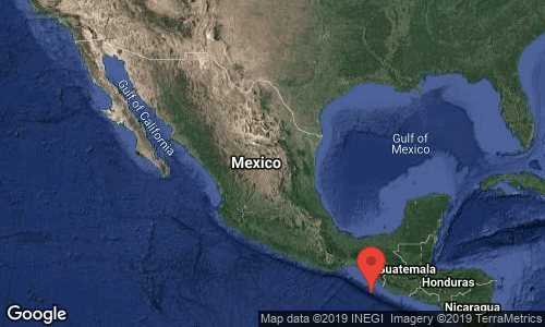 Sismo en Ciudad Hidalgo, Chiapas.
