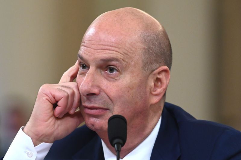 Gordon Sondland durante su audiencia en el Congreso. (AFP)