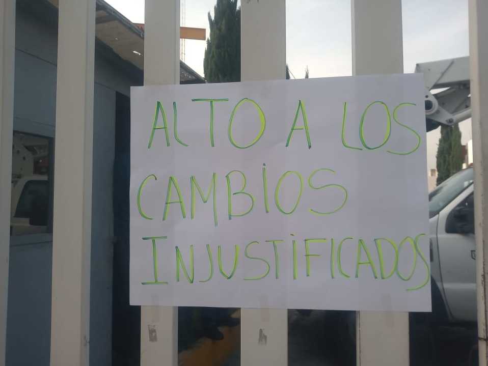 Los inconformes indicaron que son hostigados de forma laboral. (Andrés Lobato)