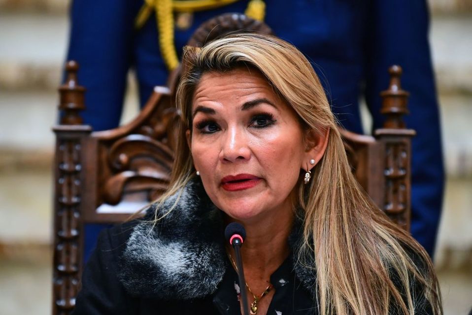 Jeanine Áñez, presidenta interina del país. (AFP)
