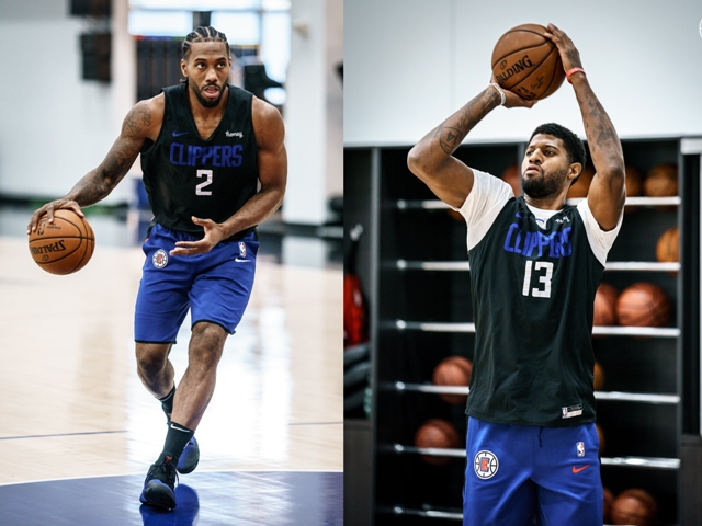 Kawhi Leonard y Paul George (Twitter @LAClippers)