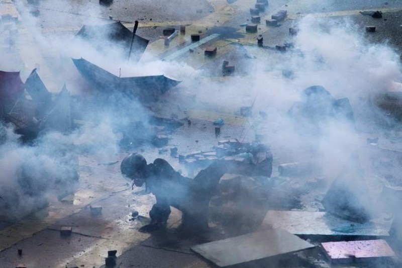 El movimiento de protesta empezó en junio tras el rechazo de un proyecto de ley para autorizar la extradición hacia China continental. (AP)