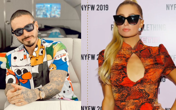 ¿Paris Hilton es fan de J Balvin? (Instagram: jbalvin/parishilton)
