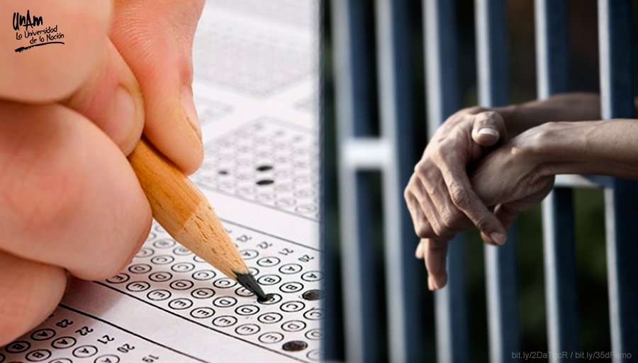 UNAM realizó exámenes para personas en reclusión.
