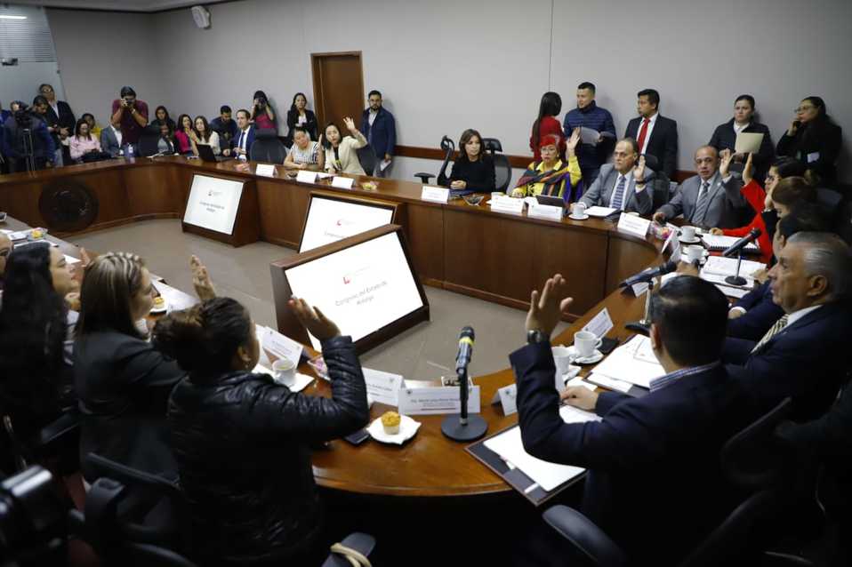 Comisiones conjuntas del Congreso de Hidalgo. (Cortesía)