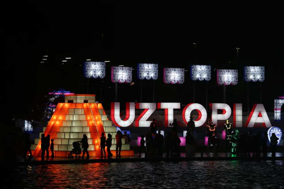 El espectáculo de luces Luztopía se llevará a cabo del 21 denoviembre al 12 de enero 2020 (FOTO: Jorge López)