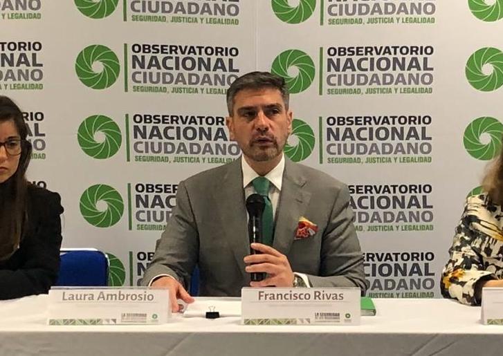 Franciso Rivas, presidente del Observatorio Nacional Ciudadano. | Verónica Díaz