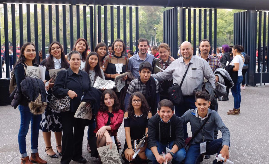 Miguel Espino agradeció los cuidados brindados a los alumnos por parte de los funcionarios federales. (Cortesía)