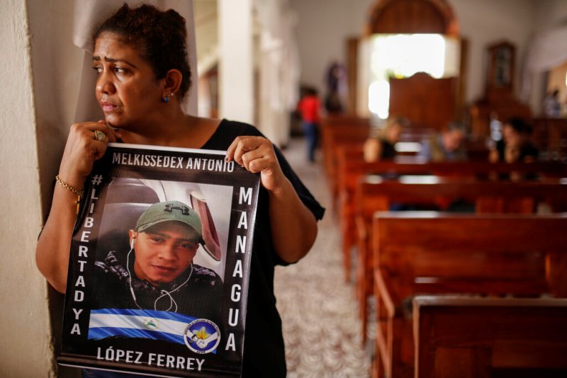 Los templos han quedado bloqueados por la intervención de la Policía y de grupos afines al Ejecutivo de Daniel Ortega. (AP)