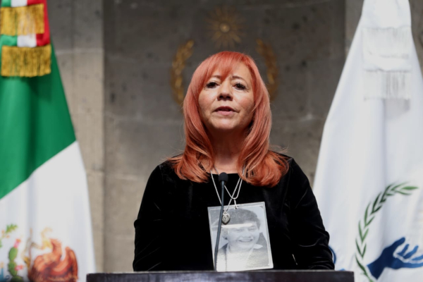 La titular de la CNDH, Rosario Piedra, anunció medidas de austeridad. |Javier Ríos