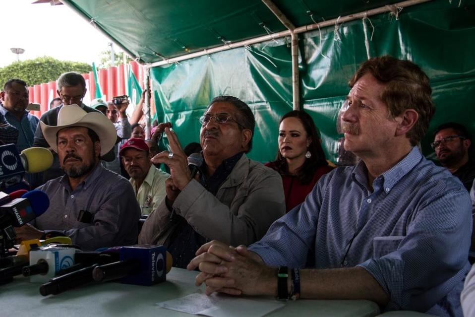 Los campesinos anunciaron una alianza con diputados del PAN. | Cuartoscuro