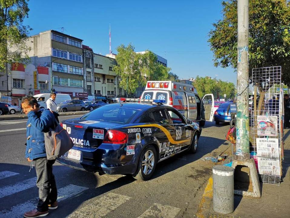 El choque ocurrió en  el cruce de Buenavista y Puente de Alvarado. | Jorge Becerril