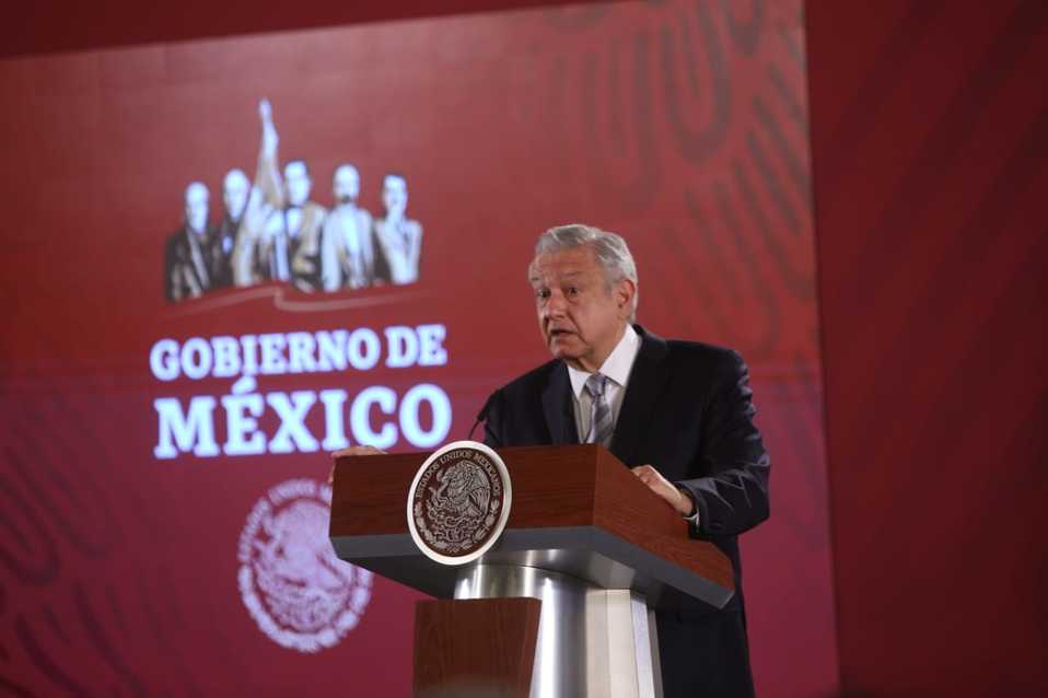 Conferencia matutina del Presidente el 22 de octubre. (Juan Carlos Bautista)