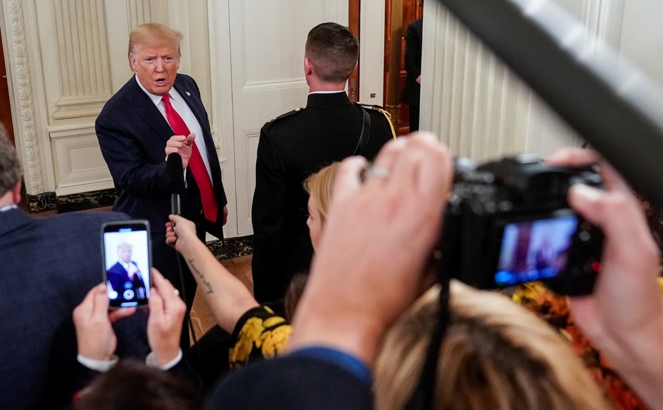 Donald Trump en la Casa Blanca (Reuters)