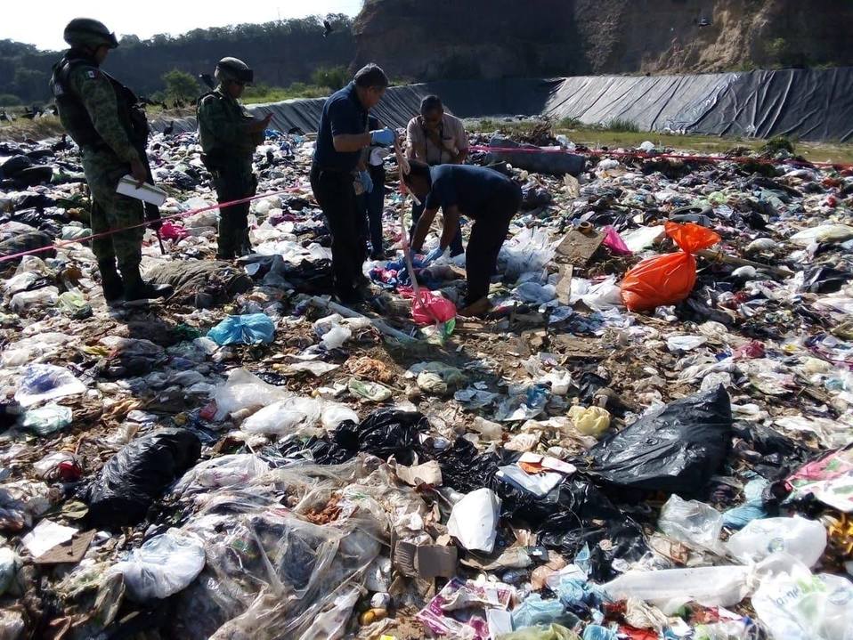 Encuentran en relleno sanitario de Altamira un pie amputado (Foto/Anahy Meza)